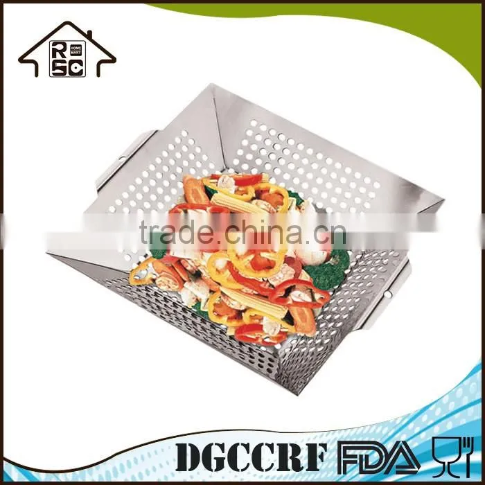 NBRSC Over 10 Years Experience Basket Grill Basket Blk BBQ Grill Basket