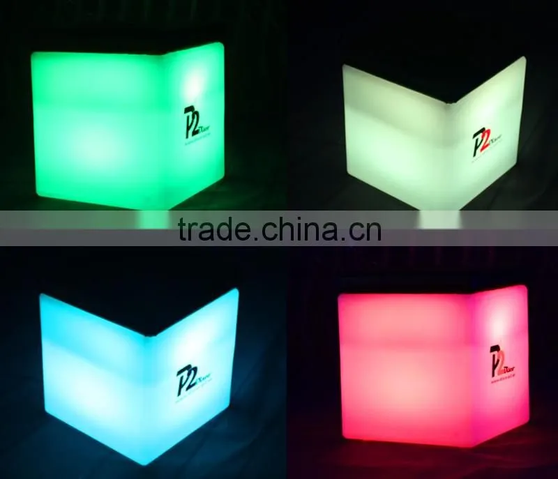 HOT SELLING ! LED flower pot outdoor waterproof vase with logo printing