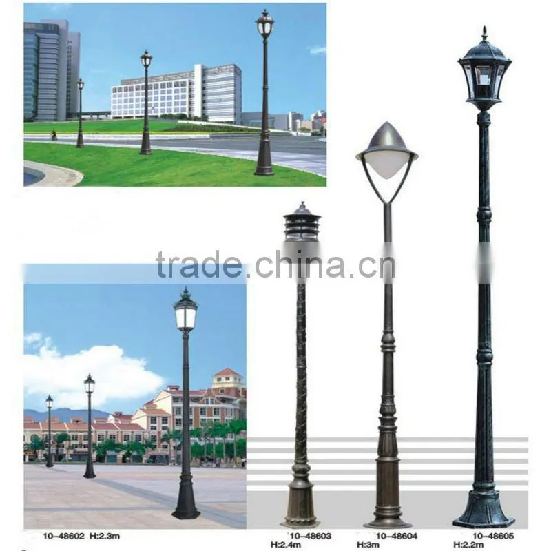 Low price casting lamp posts,metal casting posts for lights