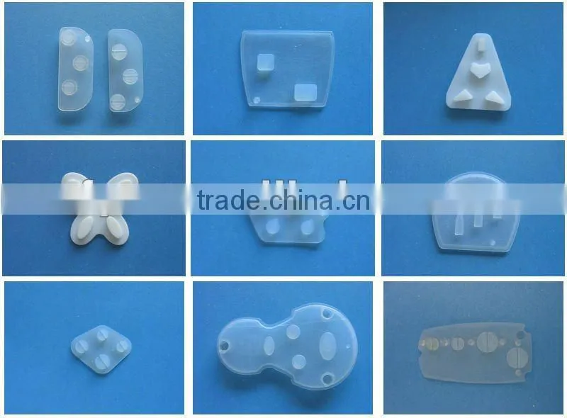 The electrinic silicone keypad membrane silicone rubber keypad
