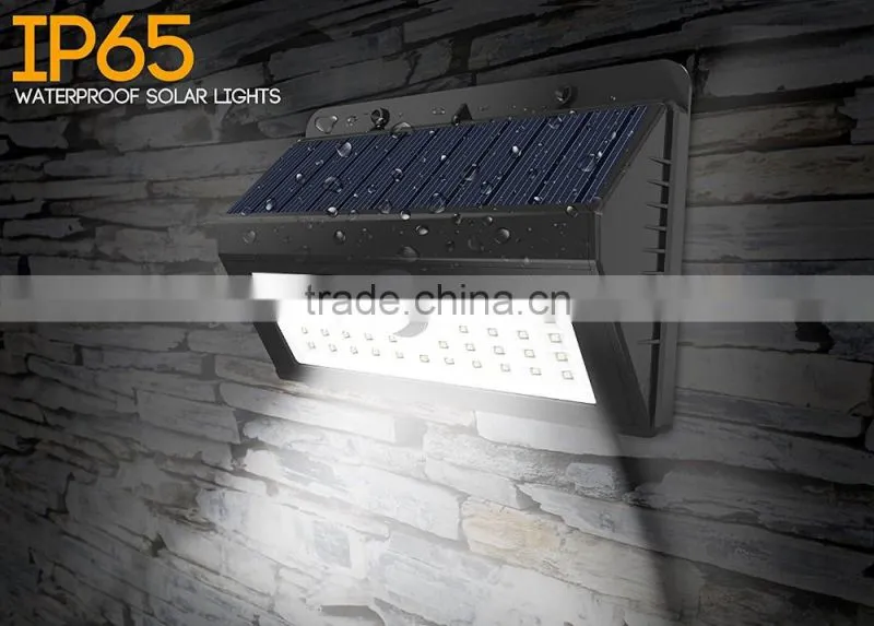 2017 new low price high qulity 45LED motion waterproof solar light for outdoor ,garden ,patio