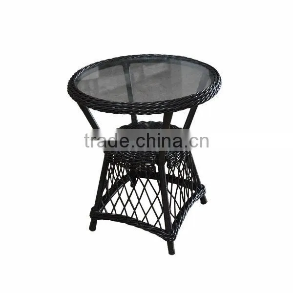 High Back Wicker Garden Set