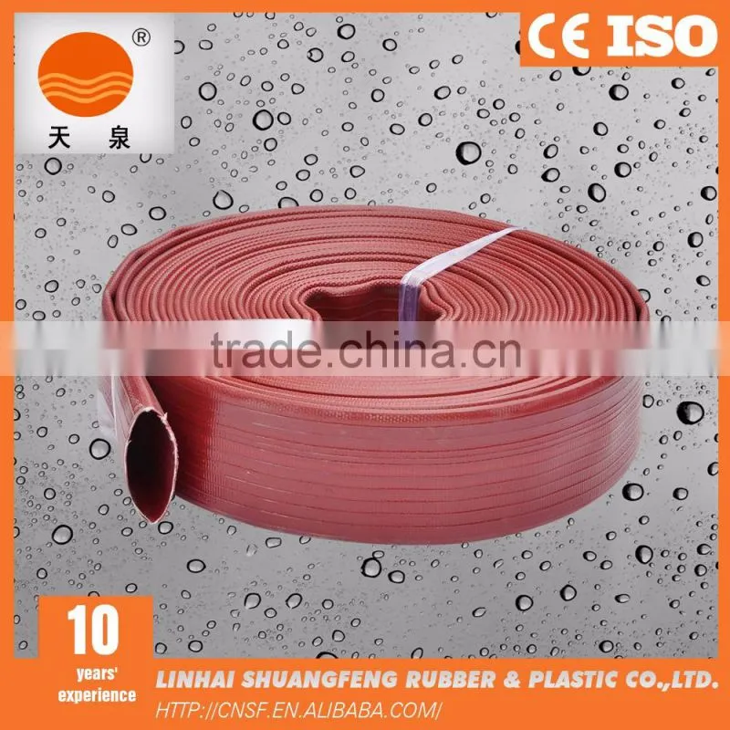 With quality warrantee pvc lay flat hose