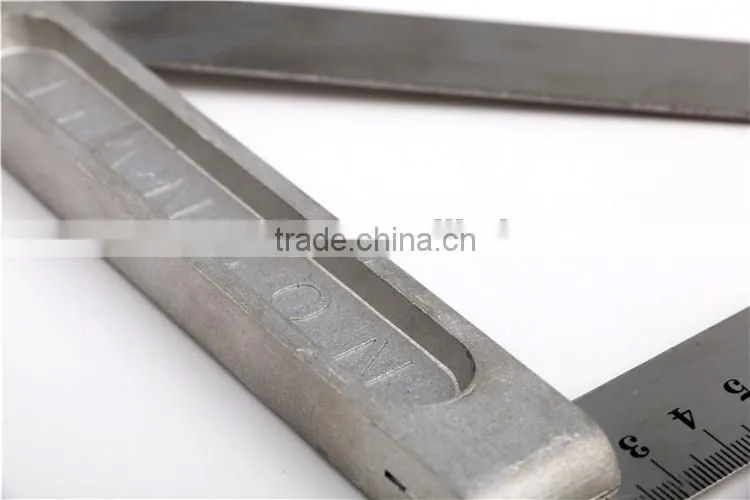 Professional aluminium triangle ruler for measuring