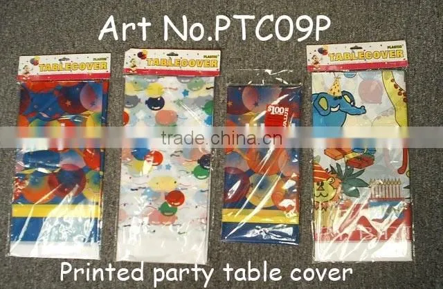Valentine's high quality fancy decorative table cover dinning table cover disposable PVC material