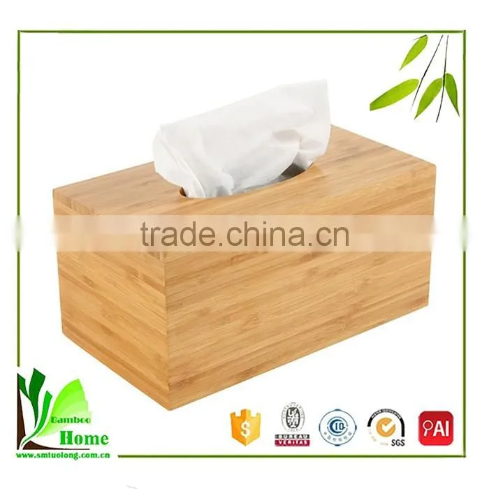 Good reputation bamboo luxury tissue box cover