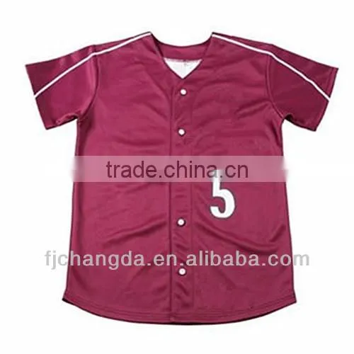 Mens hot pink baseball jersey design