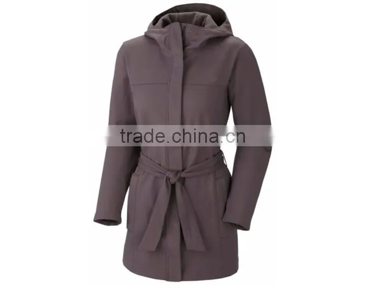 New arrival ladies soft shell fashionable design jacket winter coat