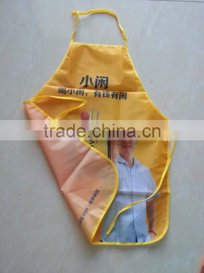 heat printing promotional apron