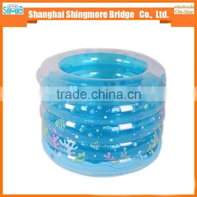 2017 alibaba chinese supplier cheap sales good quality PVC round bathtub inflatable for child