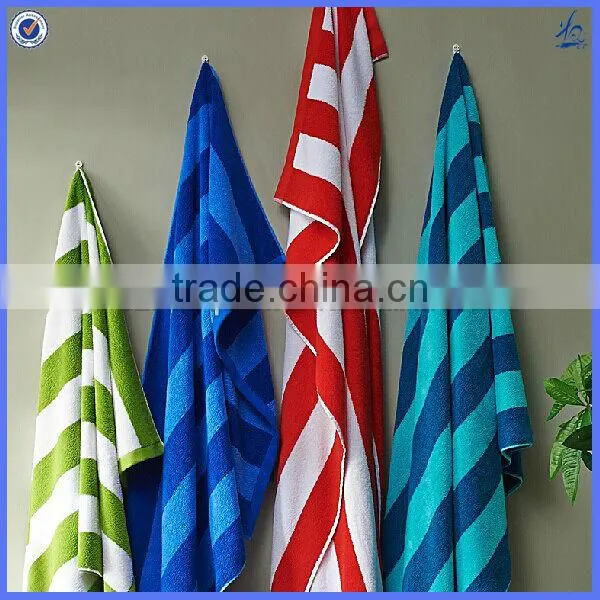striped hotel pool towels/shower towel/swimming towel