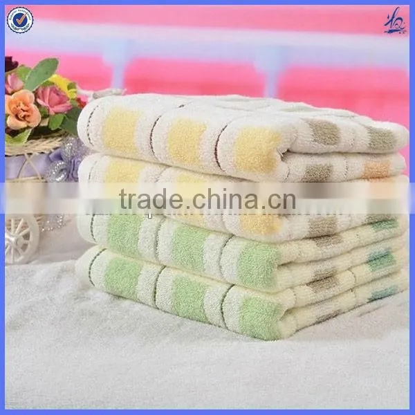 Five star top quality cotton jacquard strip towel yarn dyed