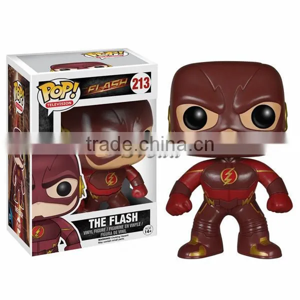 Hot TV Pop The Flash#213 PVC figure,Mini pop figure 10cm The flash action figure cartoon toy