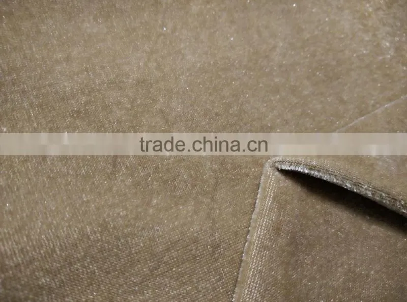polyester spun velvet fabric for curtain