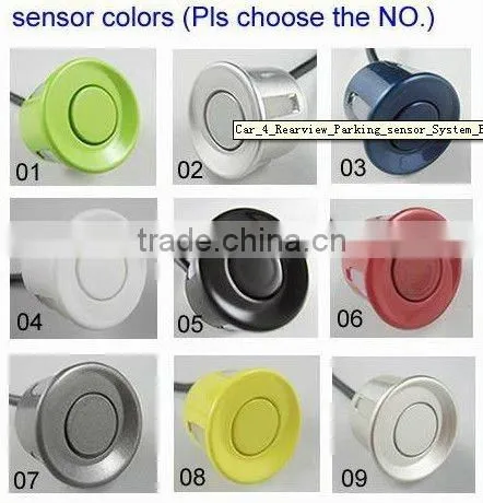 car light sensor auto reverse sensors system with 4 rear rensors