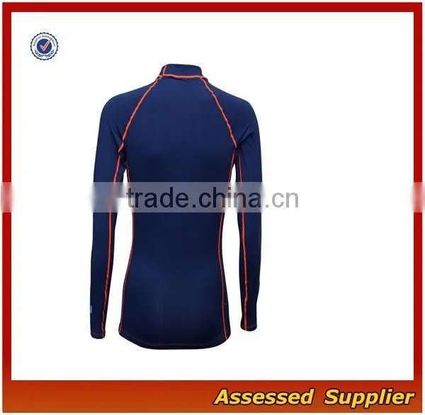 Sportswear Manufacturer Mens Compression Polyester Red Short Sleeve Surfing Suit/Long Sleeve Surf Shirts/---AMY164289