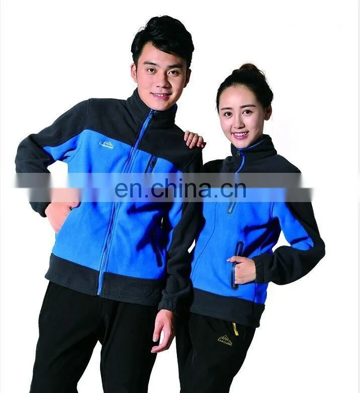 Custom logo micro polar fleece Jacket