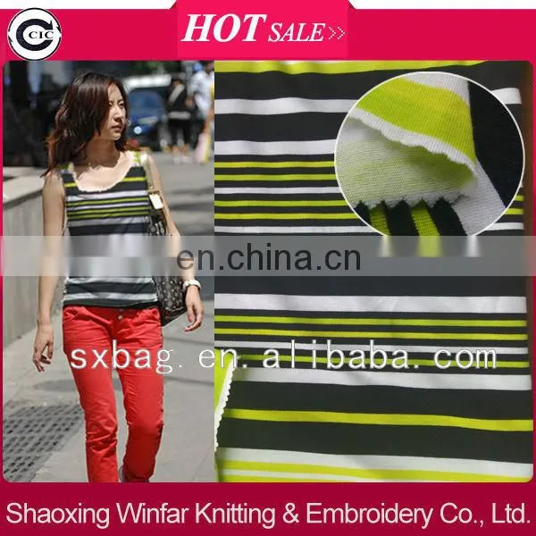 printed spandex knitting 95 polyester 5 elastane fabric for garment