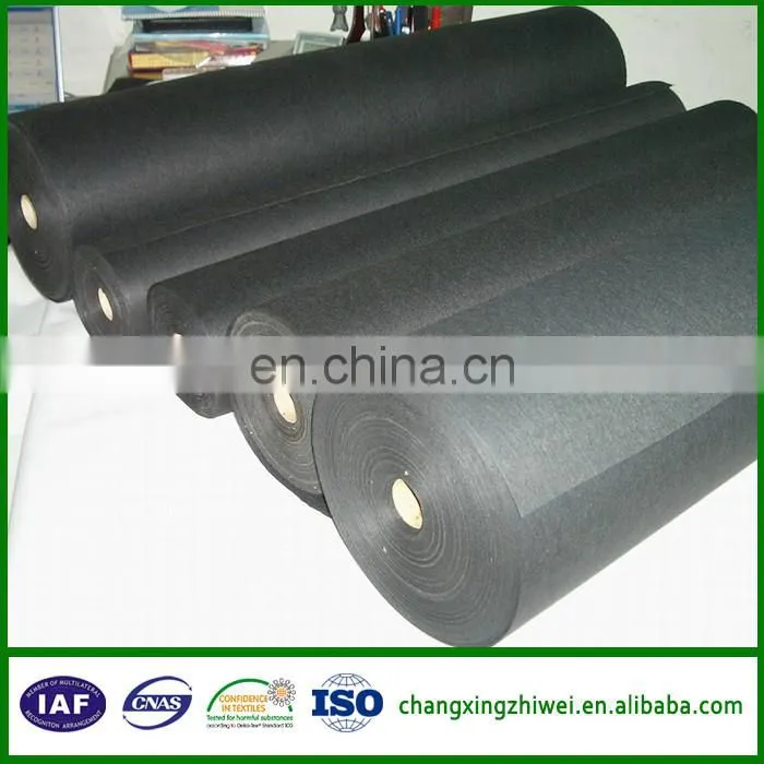 White black non woven interlining of thermal clothes hem cloth