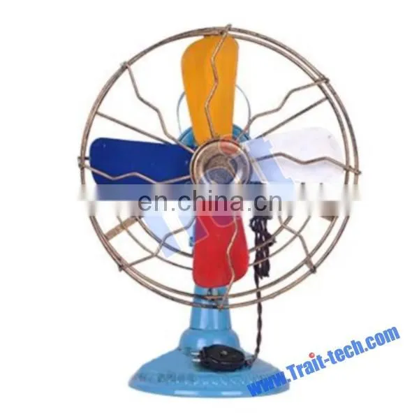 High Quality Retro Colorized Fan Handicraft Articles Vintage Fan Props European-style Craft Fan