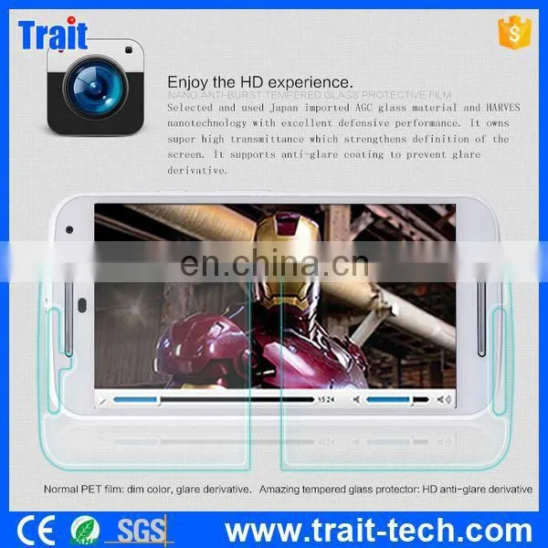 2015 Hot Selling Anti-explosion Tempered Glass Screen Film for Motorola Moto G2