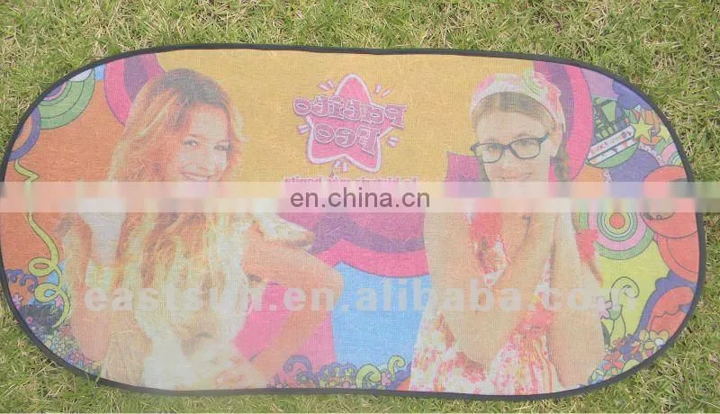 Hot selling Nylon cartoon car rear sunshade for back window