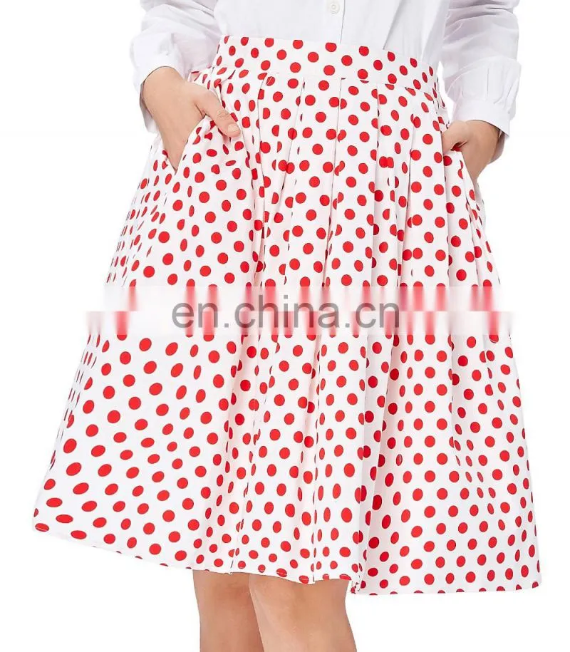 19 Colors ! Grace Karin Cheap Occident Short 50s Retro Vintage Cotton Fraric Skirt CL6294-10#