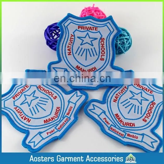 private custom label clothing woven badges