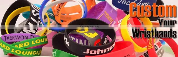 Custom Mexico colorful rubber wristbands