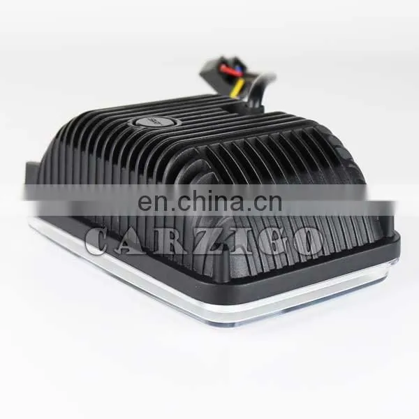 CZG-4624 for Traillers Trucks 6x4 inch 24w led head lamp with hi/low spot beam black for heavy duty 4X6 inch led head light