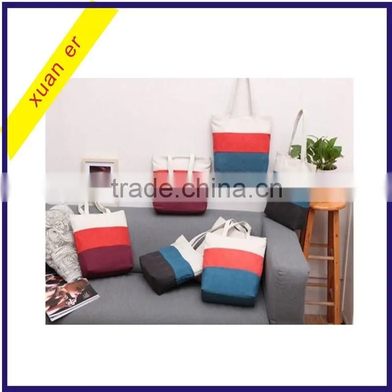 Wholesale women's canvas shoulder hand bag made in china