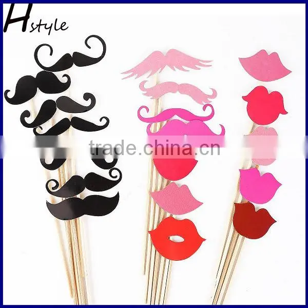 Great Gatsby Photo Booth Party Props Mustache on a Stick Wedding Photo booth Props Birthdays PFB0041