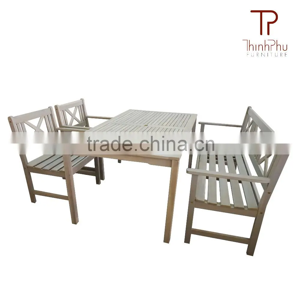 EURONA- Sofa set- High quality acacia outdoor furniture- Import from Vietnam