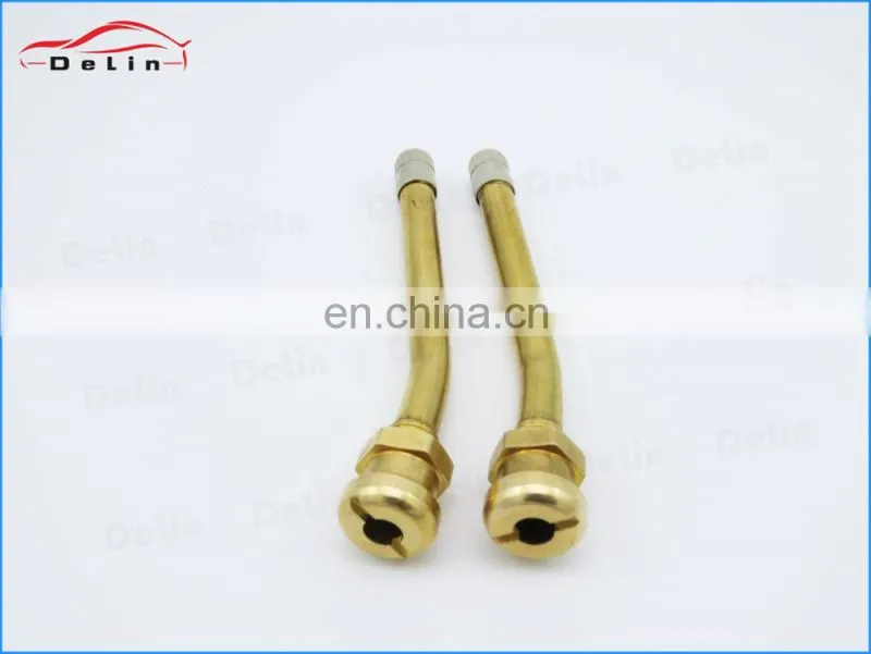 DeLin Standard hexangular V3-20-4 Brass Truck Tire Valve 27 Degree 85MM V3.20.4
