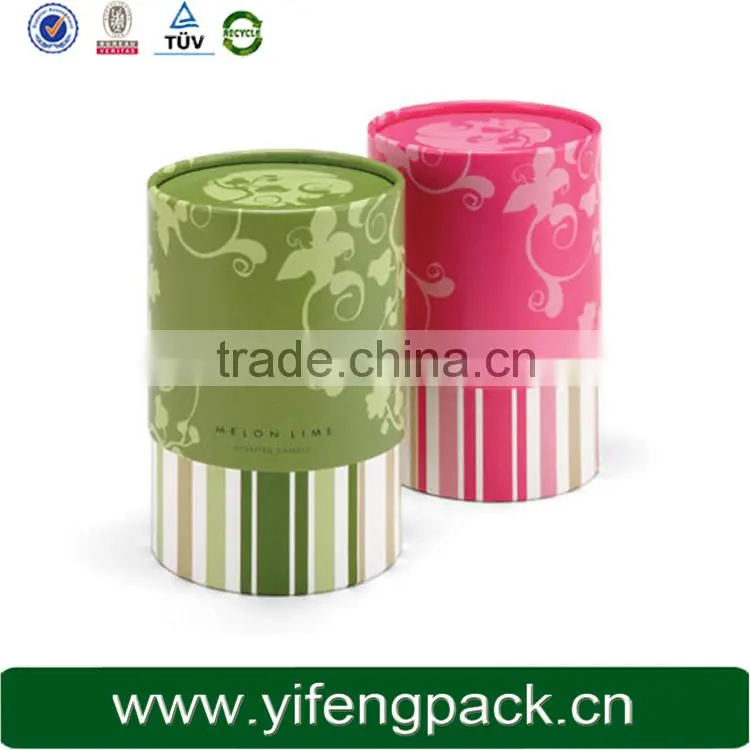 rigid Cardboard round tube gift packaging boxes wholesale