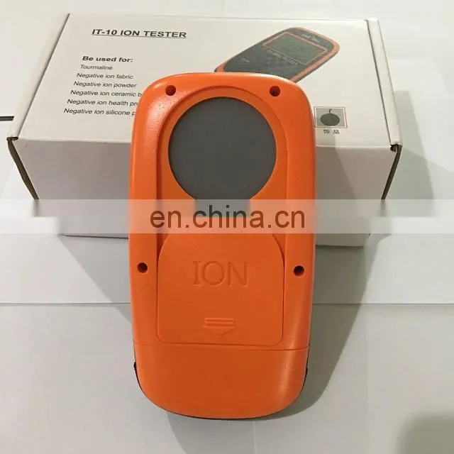Solid concentration of negative ion tester
