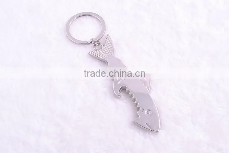 Unique design zinc alloy animal bottle opener keychain wholesale