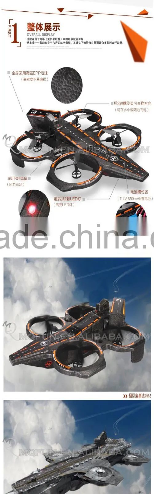 Mini Qute RC remote control flying soaring Aircraft carrie Helicopter Quadcopter 360 Rotation Educational electronic toy NO.Q202
