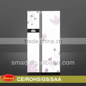 Defrost side by side refrigerator with home minibar