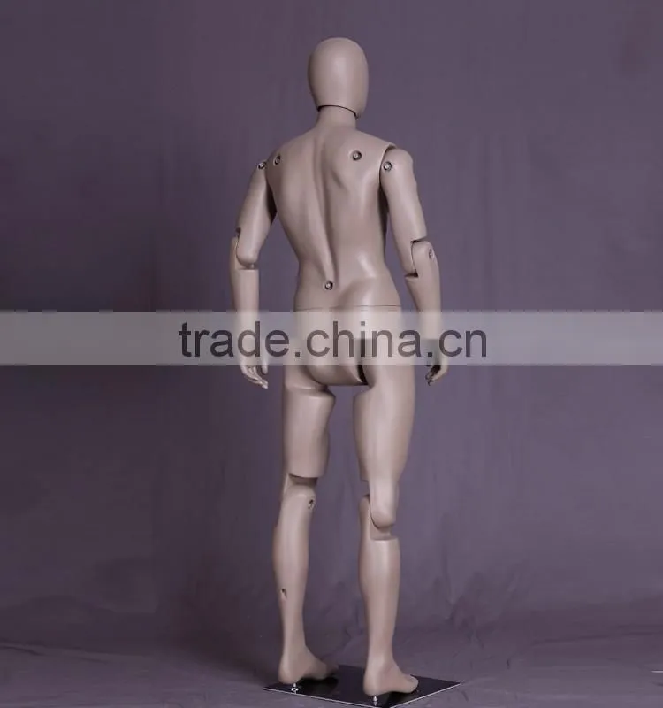 full body fiberglass flexible male mannequin