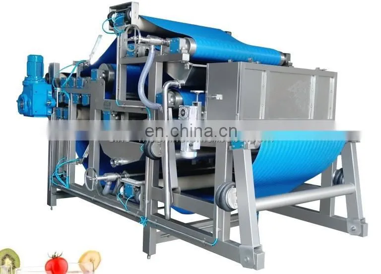 Industrial belt type apple juice pressing machine/NFC apple juice