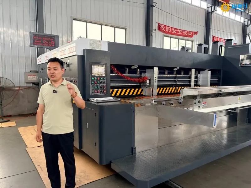 Corrguated carton printing slotting die cutting equipment