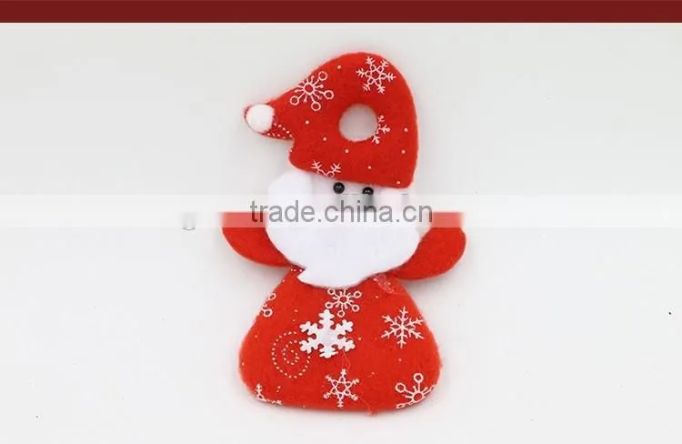 Hot Selling Santa Claus Felt Pendant Chrismas Gift Christmas Tree Decoration