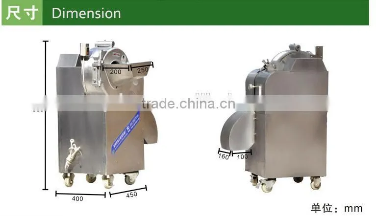 Automatic potato dicing machine /vegetable dicing machine /fruit dicing machine
