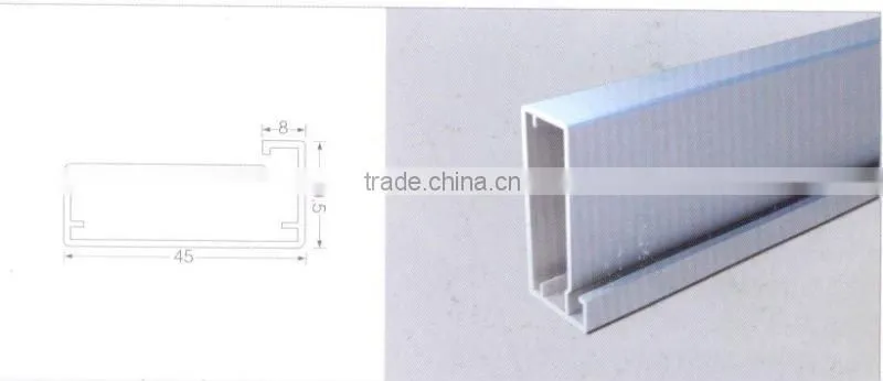 kitchen cabinet aluminum frame glass door (GL8298)