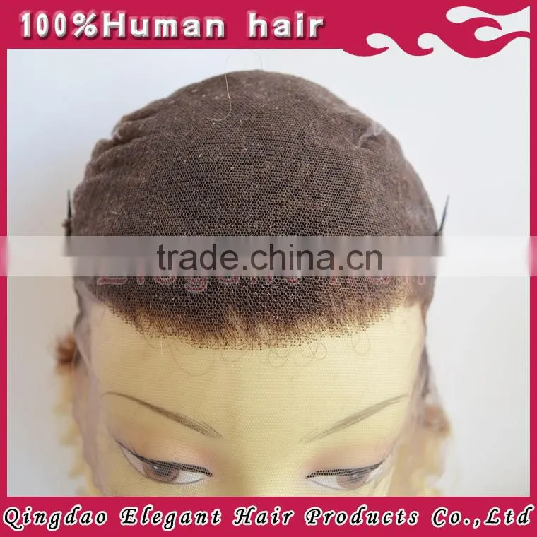 Heavy density ombre kinky wigs full lace wig remy virgin malaysian kinky curly full lace wigs