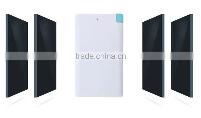 Most popular Fashion Portable 2500mAh credit card power bank for Andorid/IOS
