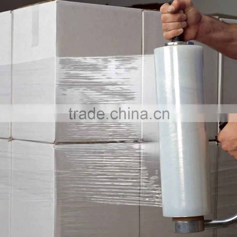 Hot Sell PE Stretch Film,Stretch Foil and Packaging Film,Hand Stretch Film