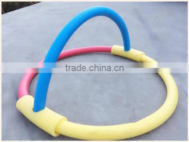 New round trampoline with safery net epe/pe foam pipe/tube making machine wine boxes protective tube