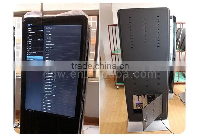 Wall Mount Touch Screen Monitor Leeman P8.9 Smd Wifi Touch Screen Floor Standing Digital Signage